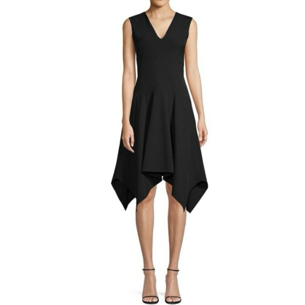 Josie Natori Black Dress Sleeveless Size 4